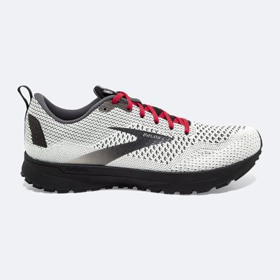 Zapatillas Running Brooks Revel 4 Hombre Blancas/Negras/Rojas | Ecuador-73908