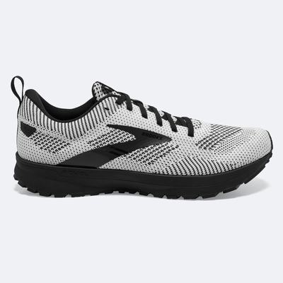 Zapatillas Running Brooks Revel 5 Hombre Blancas/Negras | Ecuador-06893