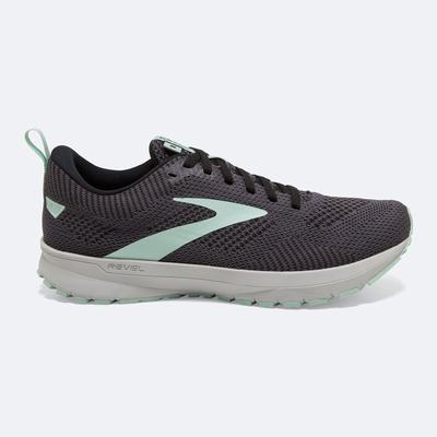 Zapatillas Running Brooks Revel 5 Mujer Negras/Verde | Ecuador-19243