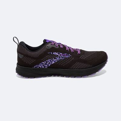 Zapatillas Running Brooks Revel 5 Mujer Negras/Moradas | Ecuador-71469