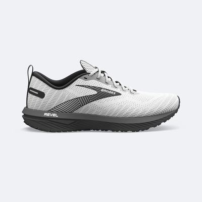 Zapatillas Running Brooks Revel 6 Hombre Blancas/Negras | Ecuador-05863