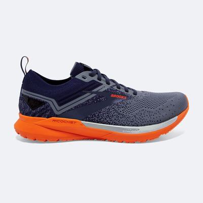 Zapatillas Running Brooks Ricochet 3 Hombre Azul Marino/Gris/Rojas Oscuro | Ecuador-58217