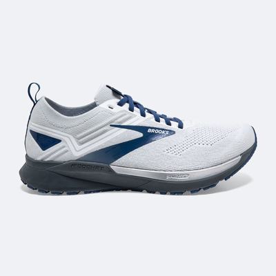 Zapatillas Running Brooks Ricochet 3 Hombre Blancas/Gris/Azules | Ecuador-59402