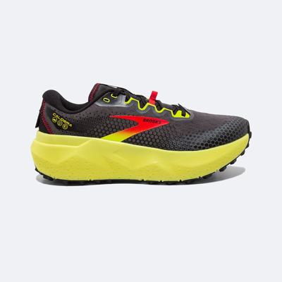 Zapatillas Trail Brooks Caldera 6 Hombre Negras/Rojas/Amarillo | Ecuador-91203