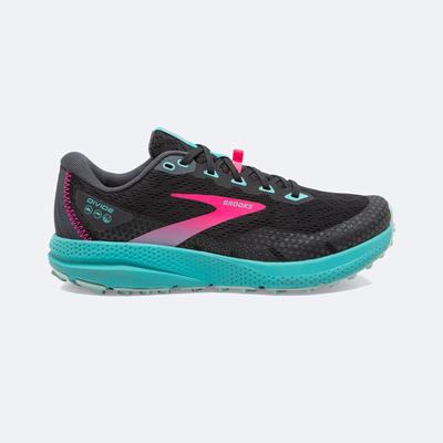 Zapatillas Trail Brooks Divide 3 Mujer Azules Coral/Rosas | Ecuador-97236