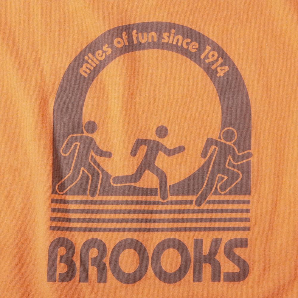 Camiseta Brooks Distance Short Sleeve 2.0 Hombre Naranjas | Ecuador-27063