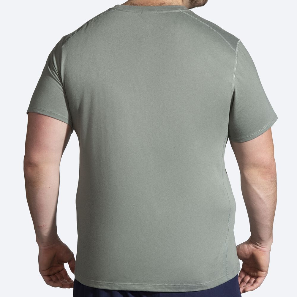 Camiseta Brooks Distance Short Sleeve 2.0 Hombre Verde | Ecuador-68214