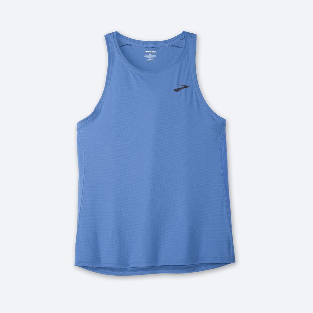 Camiseta Tirantes Brooks Atmosphere Singlet Hombre Azules | Ecuador-30645