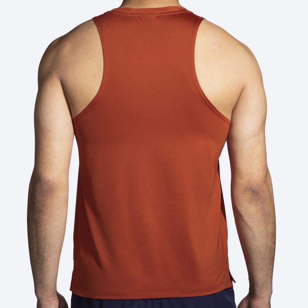 Camiseta Tirantes Brooks Atmosphere Singlet 2.0 Hombre Rojas | Ecuador-53128