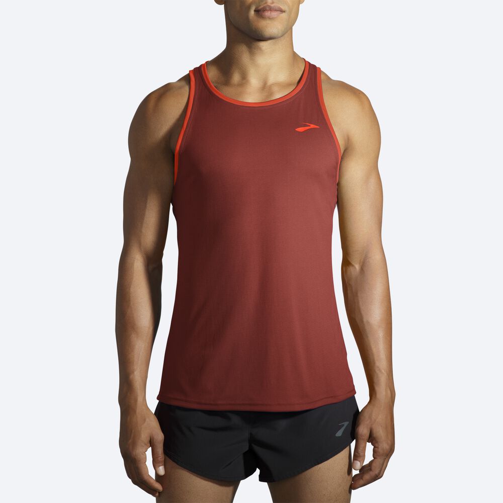 Camiseta Tirantes Brooks Atmosphere Singlet Hombre Cobra | Ecuador-67215