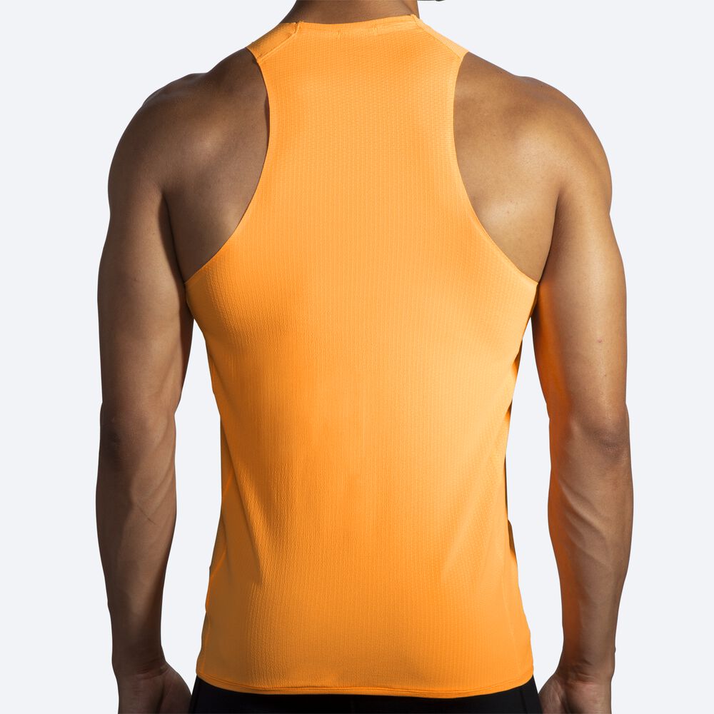 Camiseta Tirantes Brooks Atmosphere Singlet Hombre Naranjas | Ecuador-85639