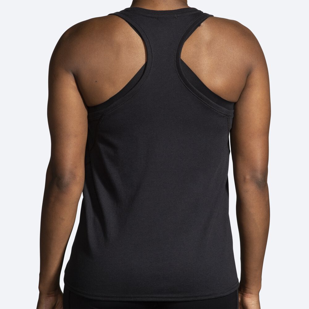 Camiseta Tirantes Brooks Distance Tank 2.0 Mujer Negras | Ecuador-67438