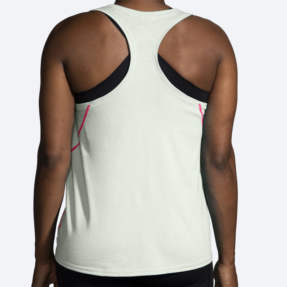 Camiseta Tirantes Brooks Distance Tank 2.0 Mujer Mist | Ecuador-80921