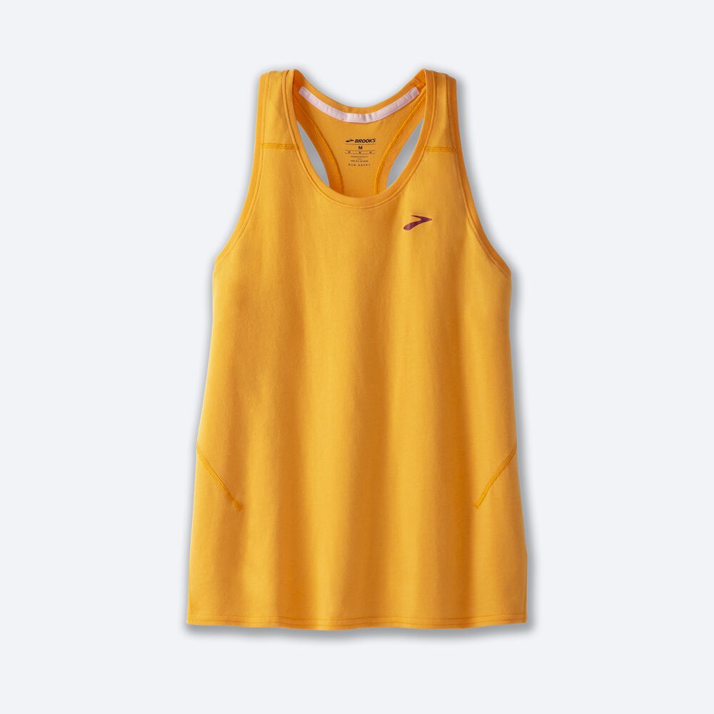 Camiseta Tirantes Brooks Distance Tank 2.0 Mujer Naranjas | Ecuador-93582