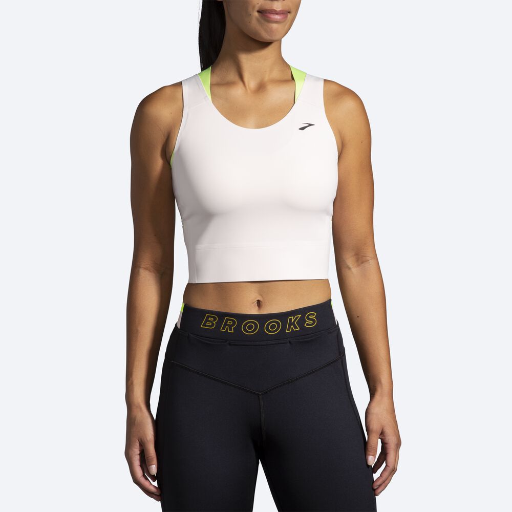 Camiseta Tirantes Brooks Run Within Crop Mujer Rosas | Ecuador-84963