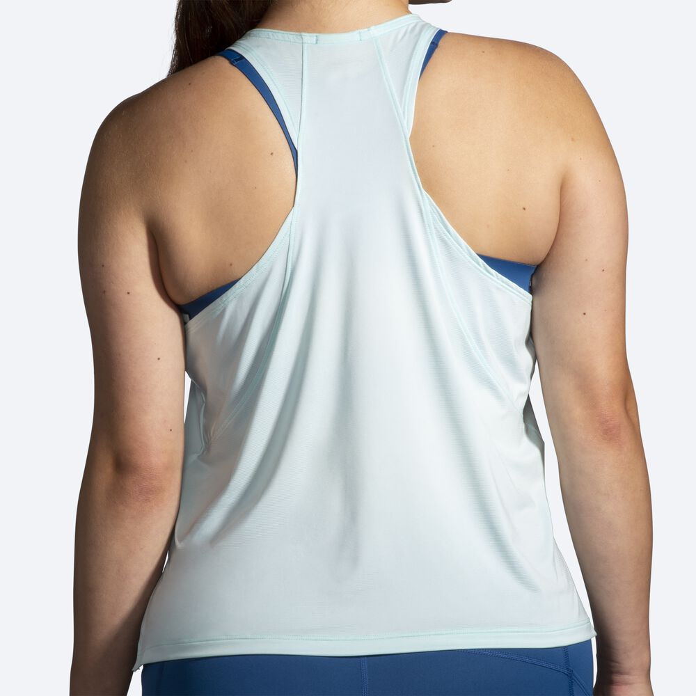 Camiseta Tirantes Brooks Sprint Free Mujer Azules | Ecuador-30917