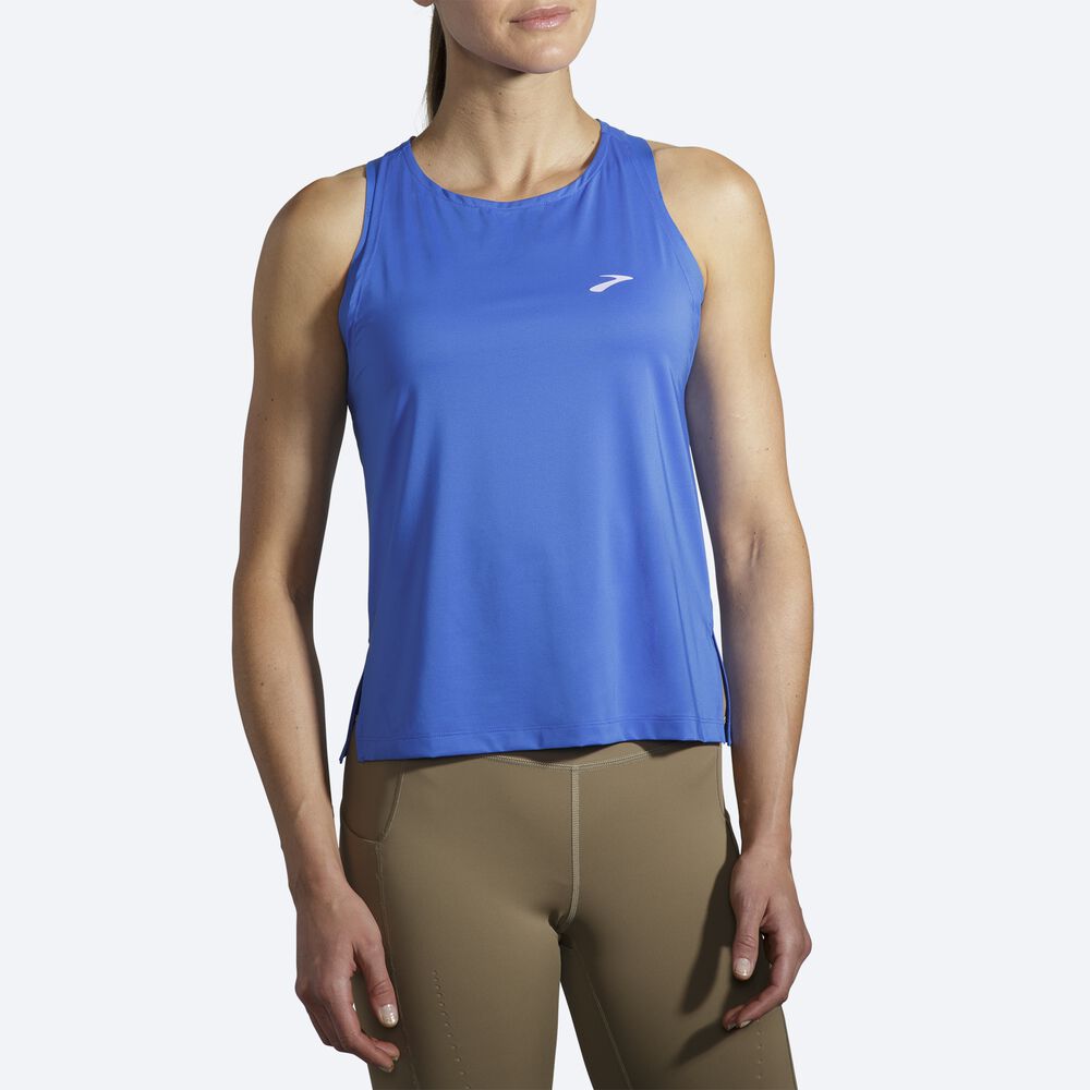 Camiseta Tirantes Brooks Sprint Free Mujer Azules | Ecuador-46219