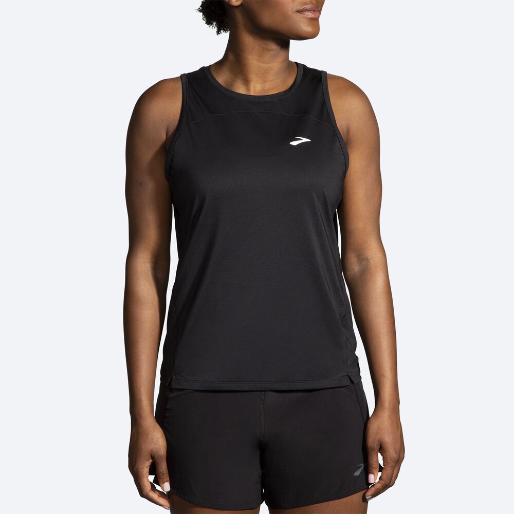 Camiseta Tirantes Brooks Sprint Free Tank 2.0 Mujer Negras | Ecuador-36205