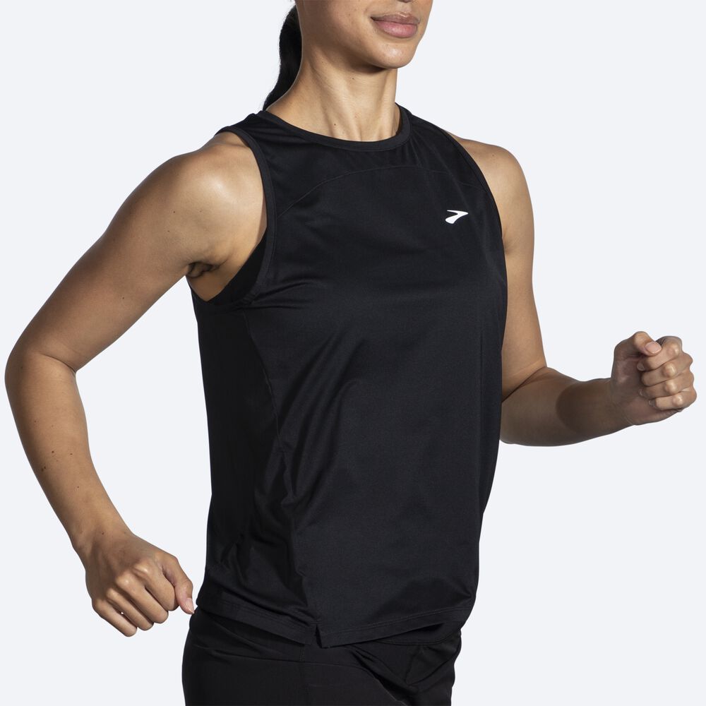 Camiseta Tirantes Brooks Sprint Free Tank 2.0 Mujer Negras | Ecuador-36205