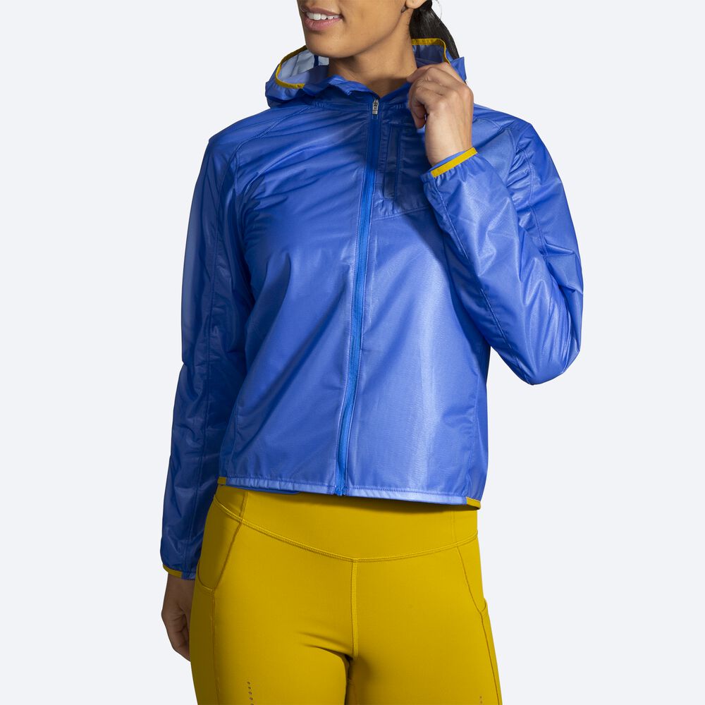 Chaquetas Brooks All Altitude Mujer Azules/Doradas | Ecuador-56129