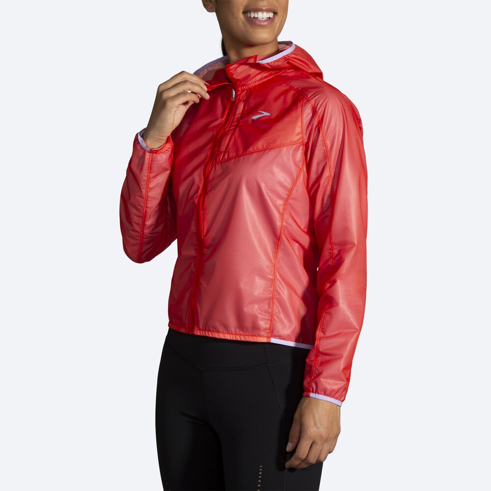 Chaquetas Brooks All Altitude Mujer Rojas/Moradas Gris | Ecuador-48761