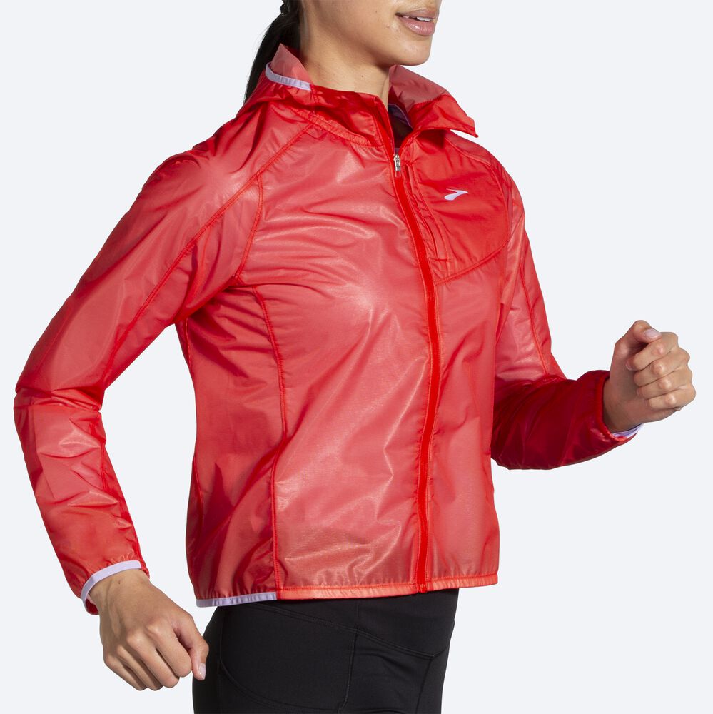 Chaquetas Brooks All Altitude Mujer Rojas/Moradas Gris | Ecuador-48761