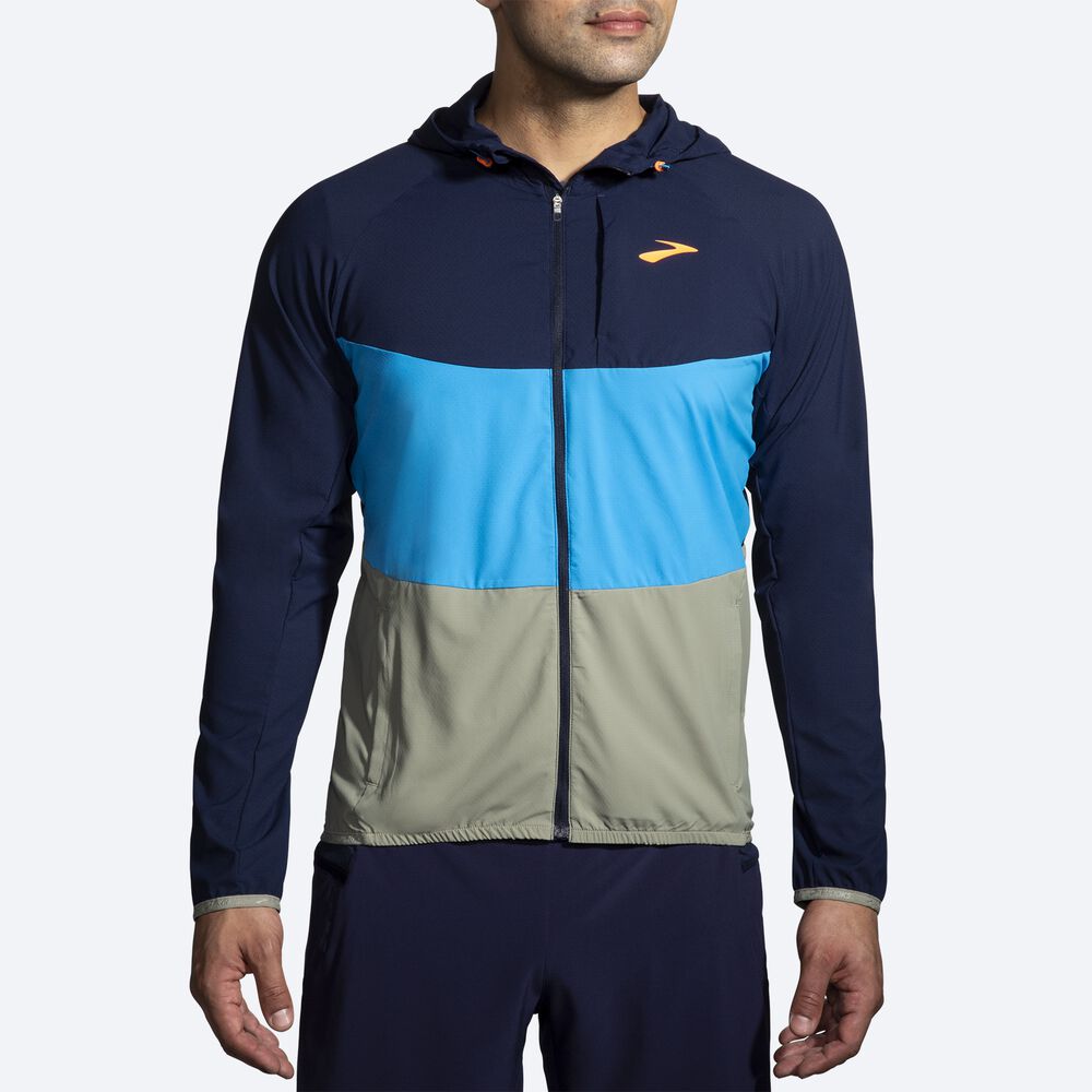 Chaquetas Brooks Canopy Hombre Azul Marino | Ecuador-37029