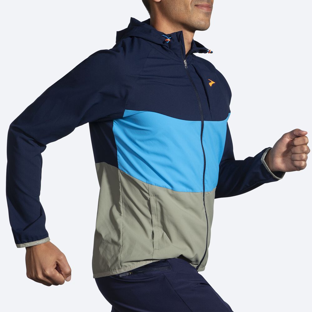 Chaquetas Brooks Canopy Hombre Azul Marino | Ecuador-37029