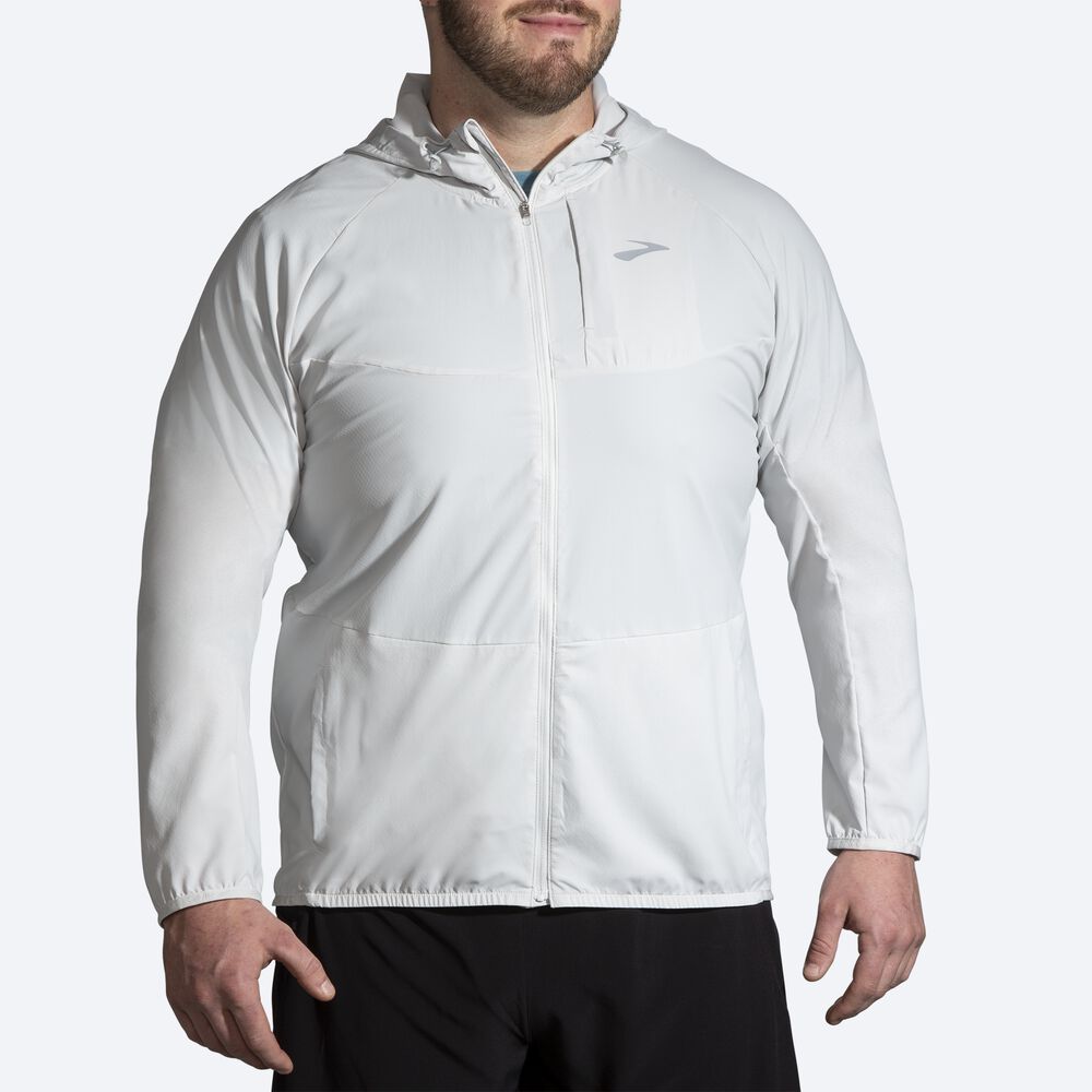 Chaquetas Brooks Canopy Hombre Blancas | Ecuador-12045