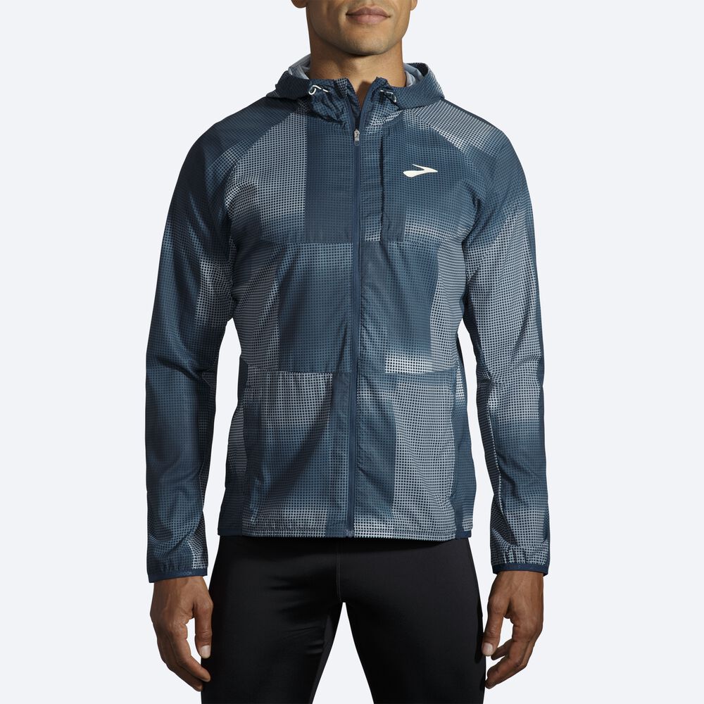 Chaquetas Brooks Canopy Hombre Indigo | Ecuador-02654