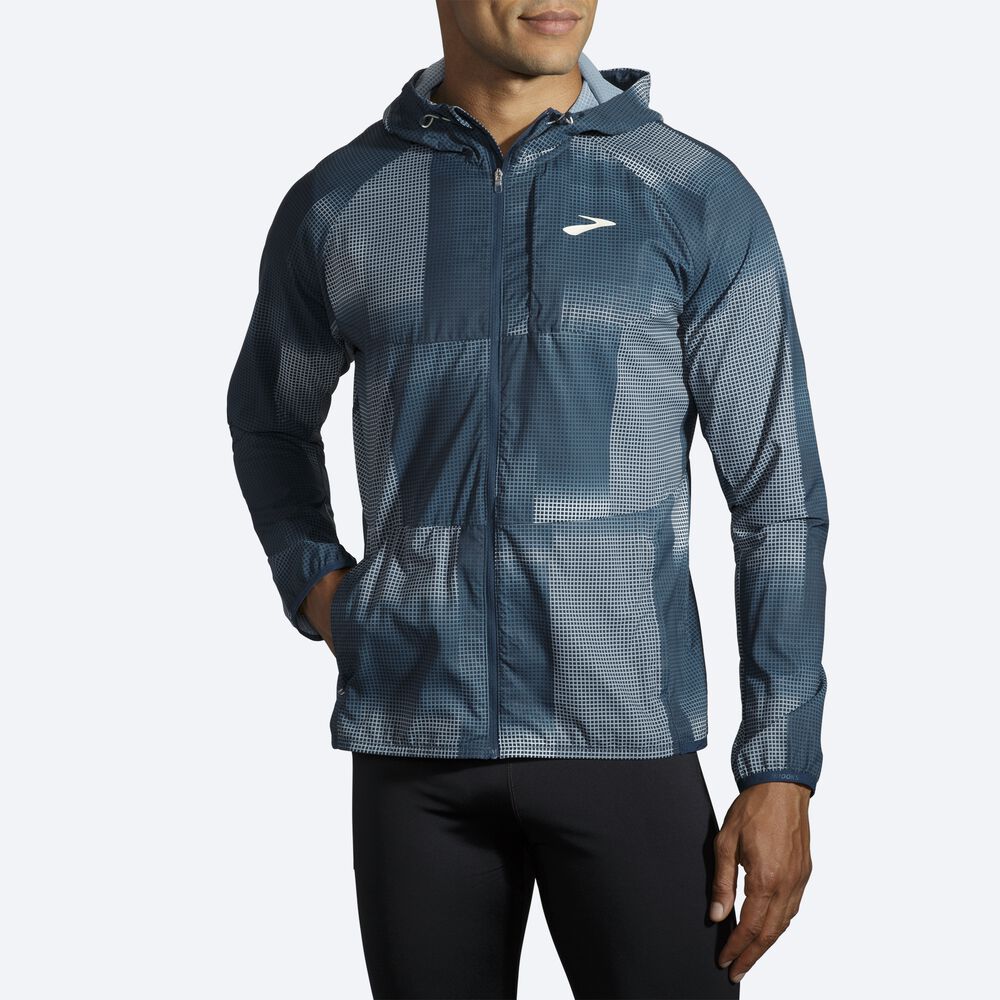 Chaquetas Brooks Canopy Hombre Indigo | Ecuador-02654