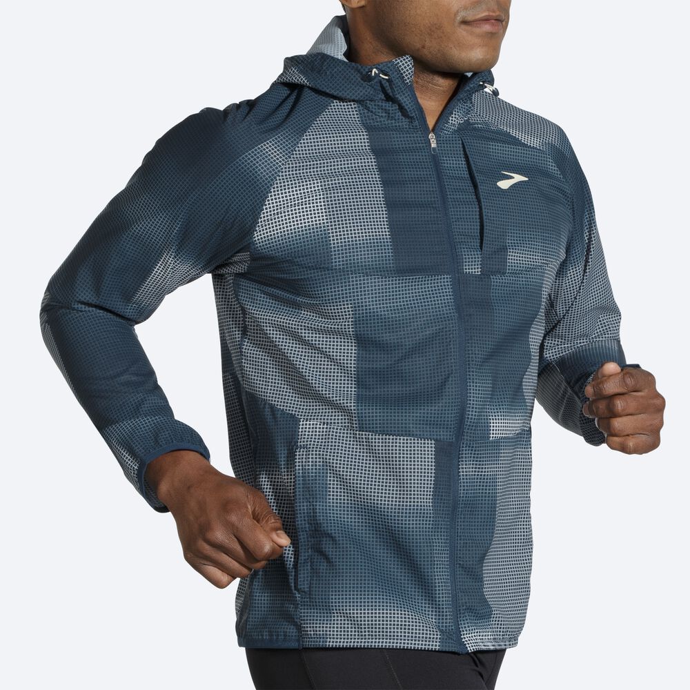 Chaquetas Brooks Canopy Hombre Indigo | Ecuador-02654