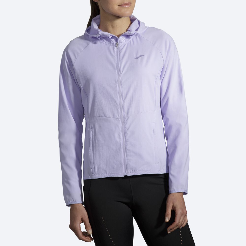 Chaquetas Brooks Canopy Mujer Moradas Gris | Ecuador-58396