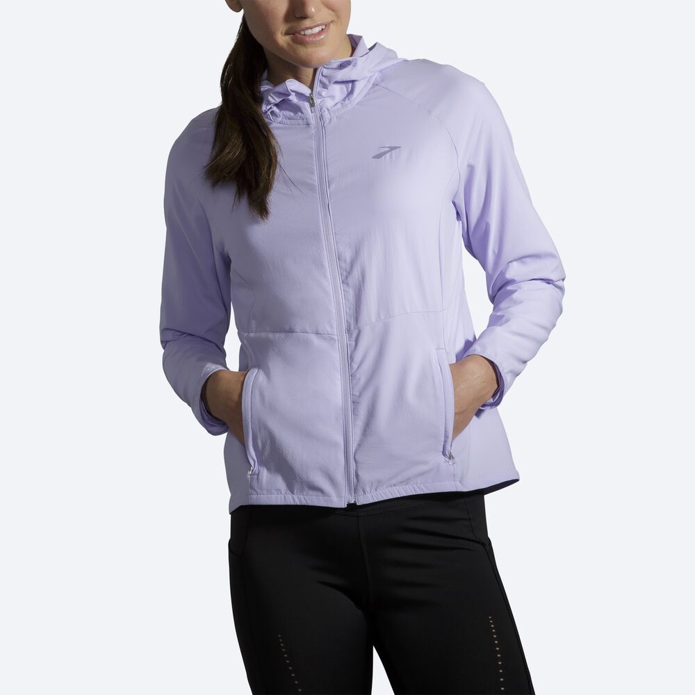 Chaquetas Brooks Canopy Mujer Moradas Gris | Ecuador-58396