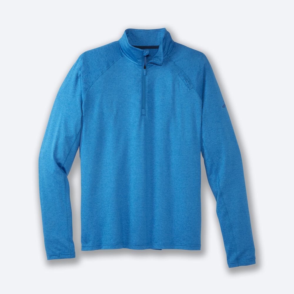 Chaquetas Brooks Dash 1/2 Zip Hombre Azules | Ecuador-75462