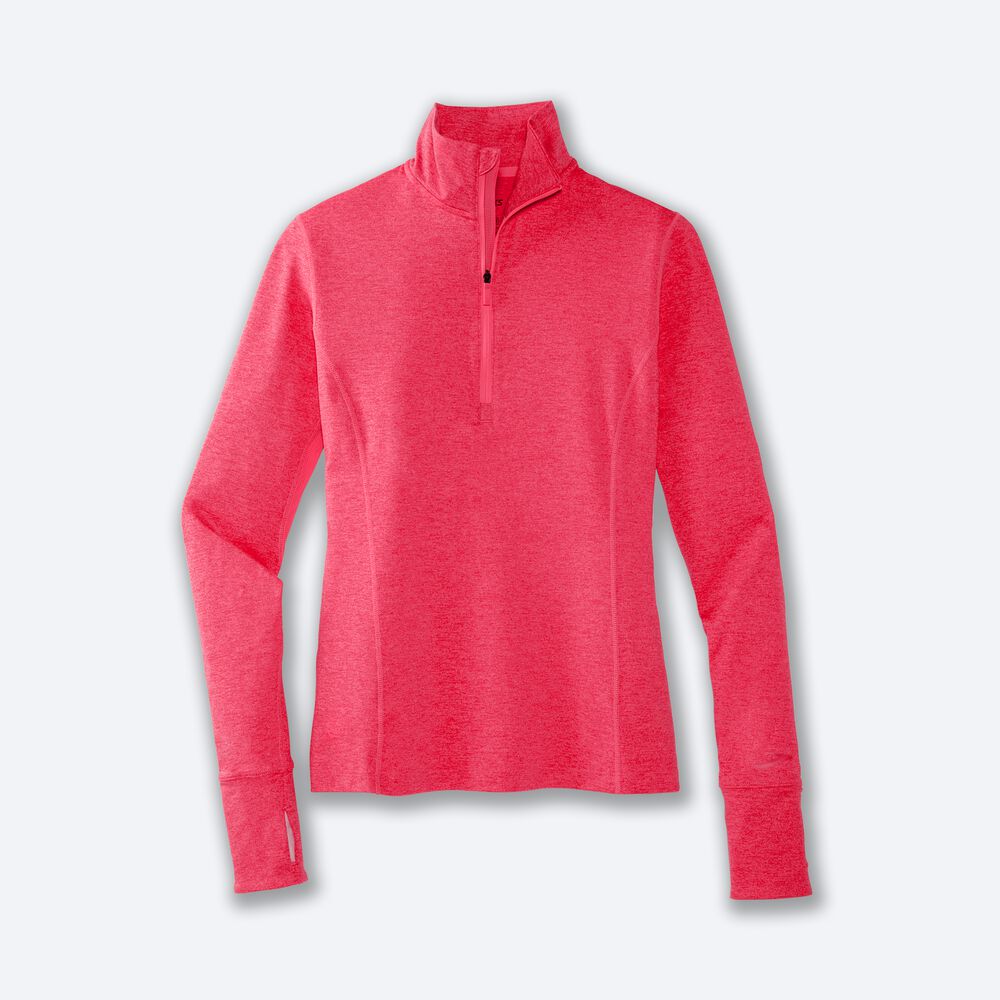 Chaquetas Brooks Dash 1/2 Zip Mujer Rosas | Ecuador-16437