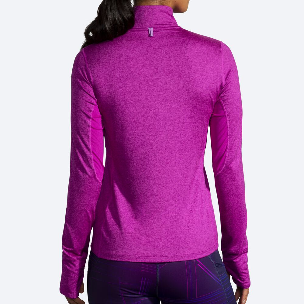 Chaquetas Brooks Dash 1/2 Zip Mujer Rosas | Ecuador-50247