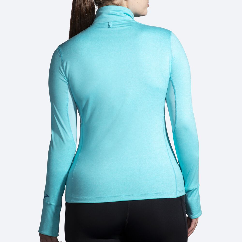 Chaquetas Brooks Dash 1/2 Zip Mujer Turquesa | Ecuador-63825