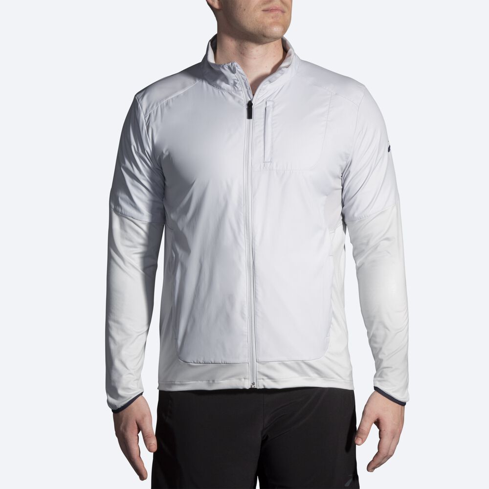 Chaquetas Brooks Fusion Híbrido Hombre Gris | Ecuador-04598