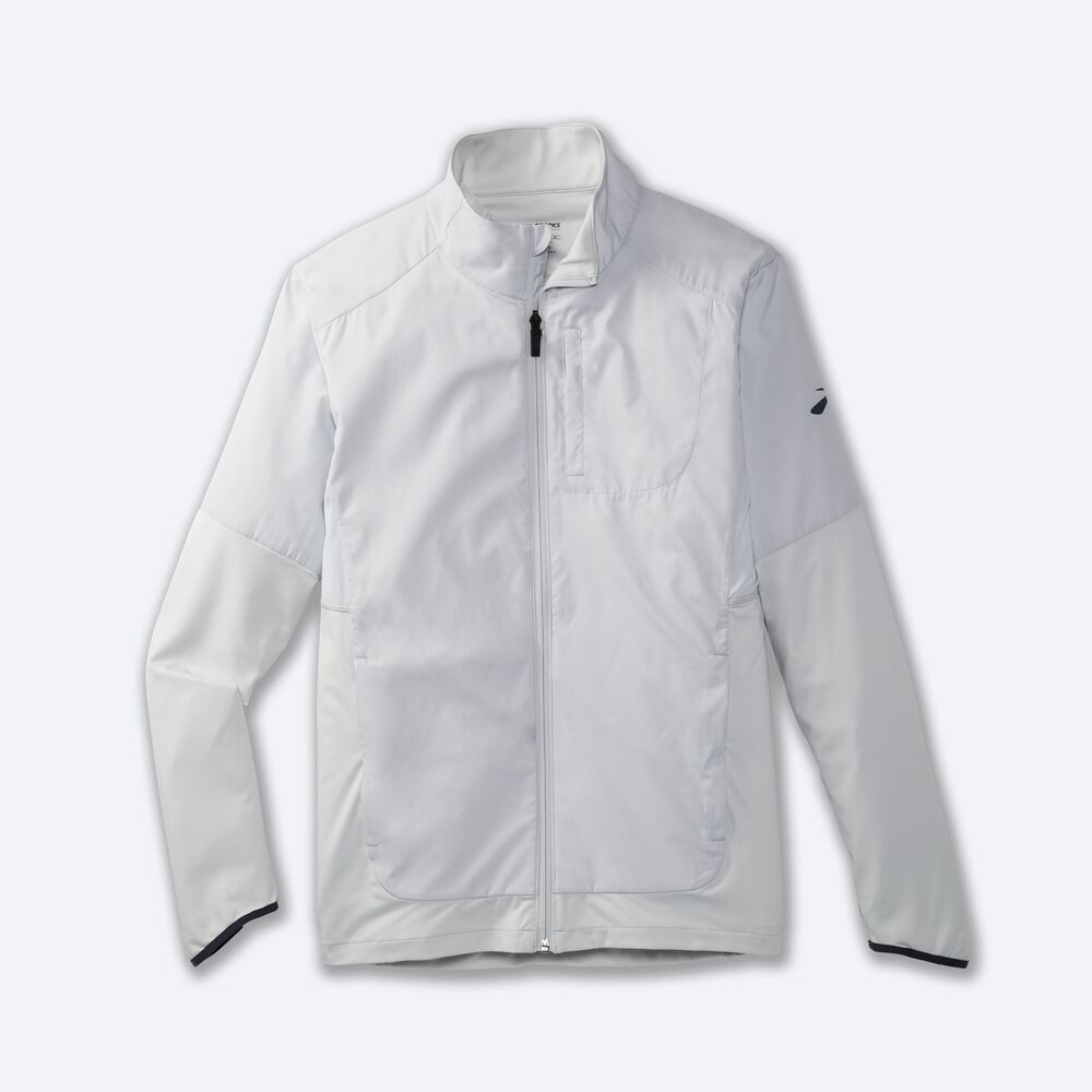 Chaquetas Brooks Fusion Híbrido Hombre Gris | Ecuador-04598