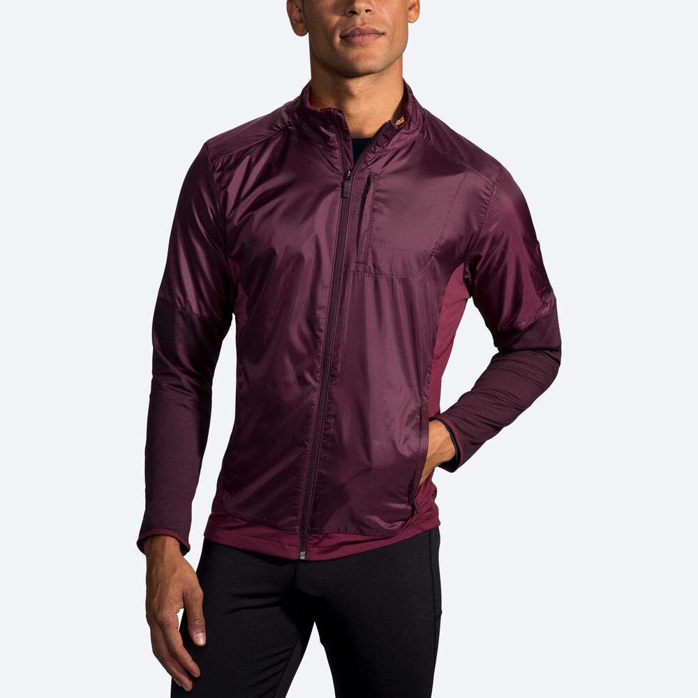 Chaquetas Brooks Fusion Híbrido Hombre Moradas | Ecuador-65481