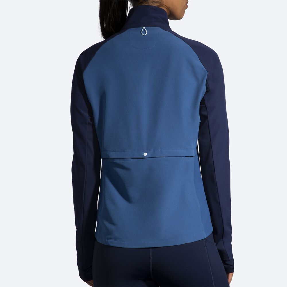 Chaquetas Brooks Fusion Híbrido Mujer Azul Marino/Azules Gris/Azules | Ecuador-23456