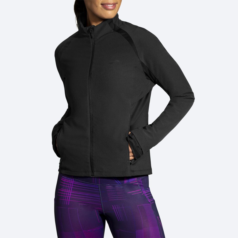 Chaquetas Brooks Fusion Híbrido Mujer Negras | Ecuador-03841