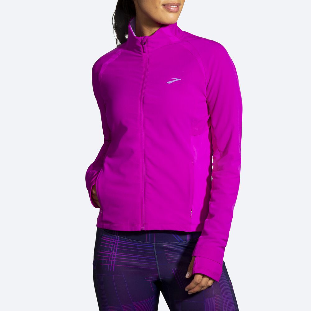 Chaquetas Brooks Fusion Híbrido Mujer Rosas/Moradas | Ecuador-13769