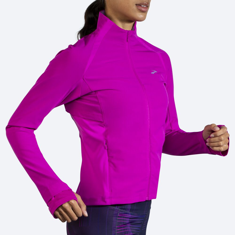 Chaquetas Brooks Fusion Híbrido Mujer Rosas/Moradas | Ecuador-13769