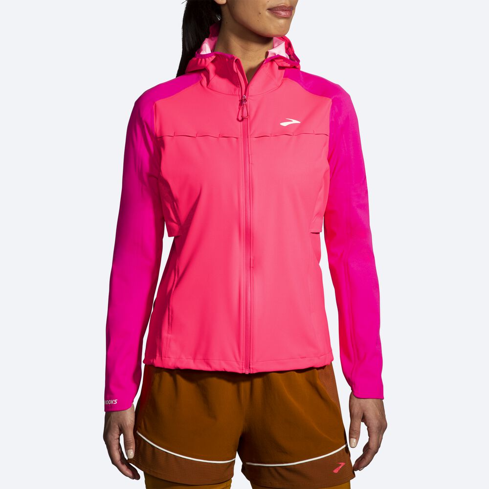 Chaquetas Brooks High Point Waterproof Mujer Rosas | Ecuador-65873