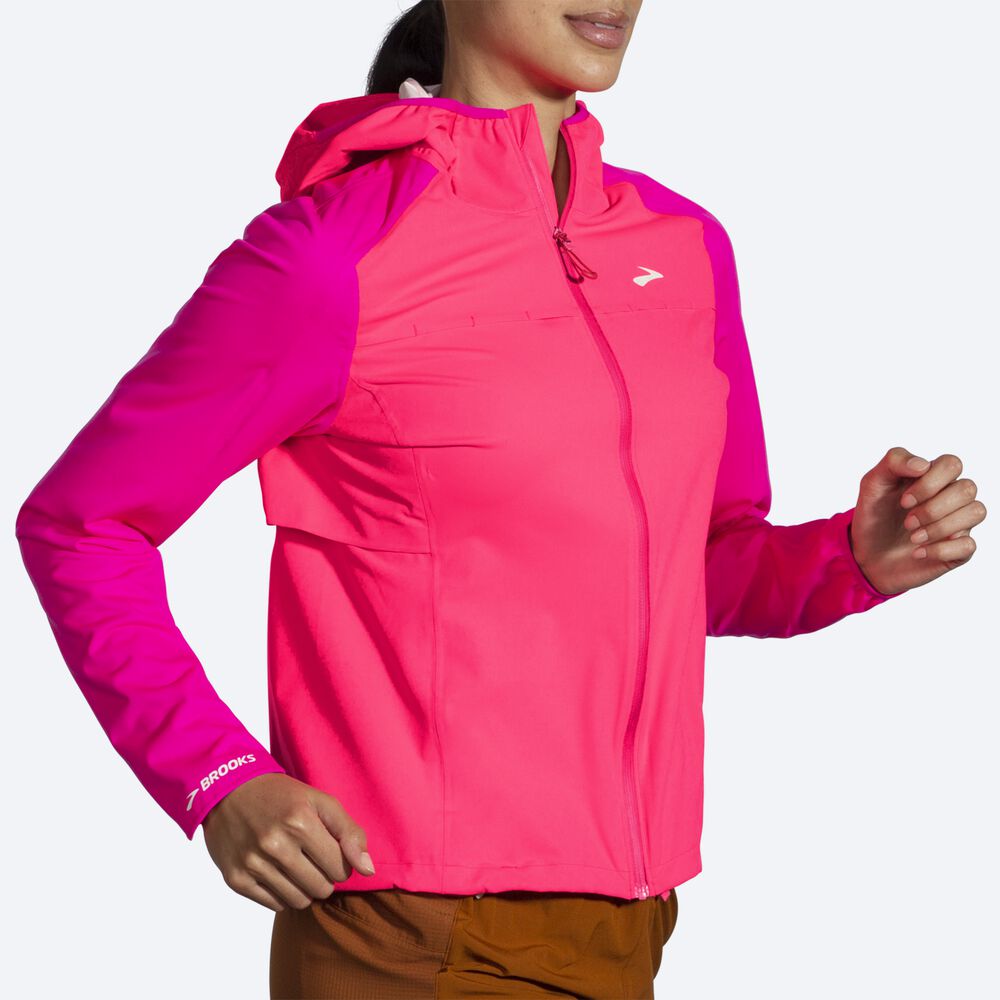 Chaquetas Brooks High Point Waterproof Mujer Rosas | Ecuador-65873