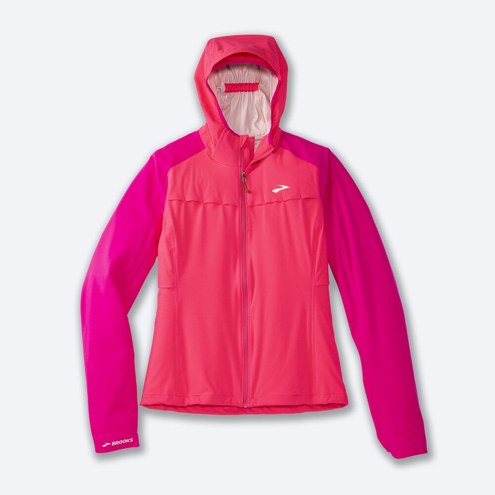 Chaquetas Brooks High Point Waterproof Mujer Rosas | Ecuador-65873