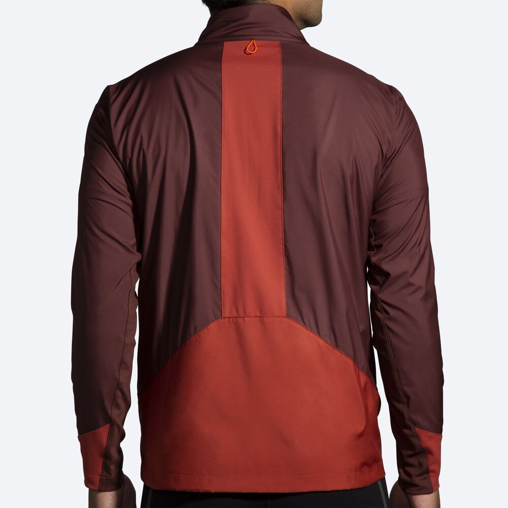 Chaquetas Brooks Shield Híbrido 2.0 Hombre Chocolate/Cobra | Ecuador-31926