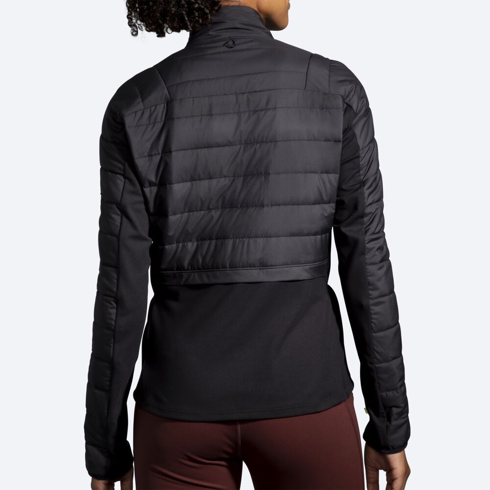 Chaquetas Brooks Shield Híbrido 2.0 Mujer Negras | Ecuador-14329